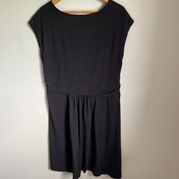 Lands' End Women's Black Sleeveless Knit Midi/Maxi Dress Size 1X (16W - 18W) - Picture 5 of 14